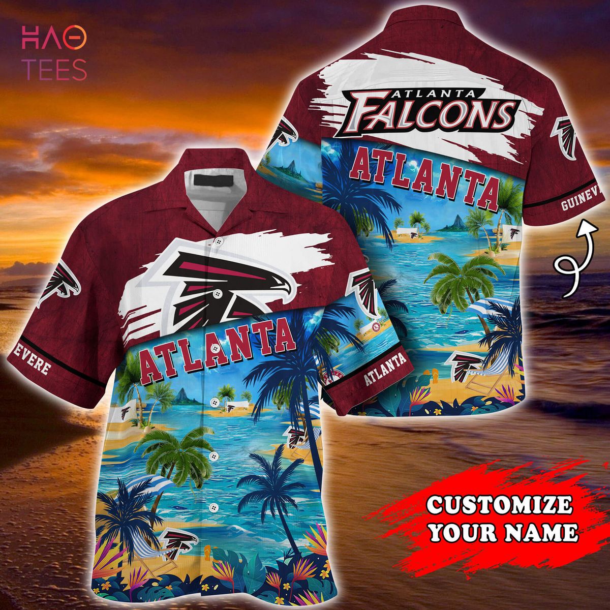Atlanta Falcons NFL Customized Summer Hawaiian Shirt