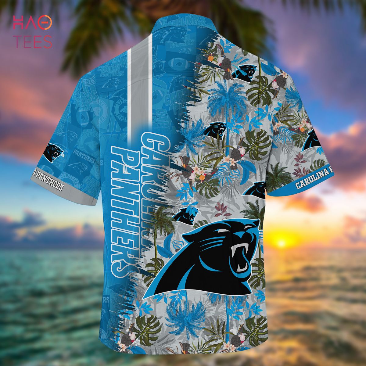 NFL Carolina Panthers Logo Hot Hawaiian Shirt Gift For Men And