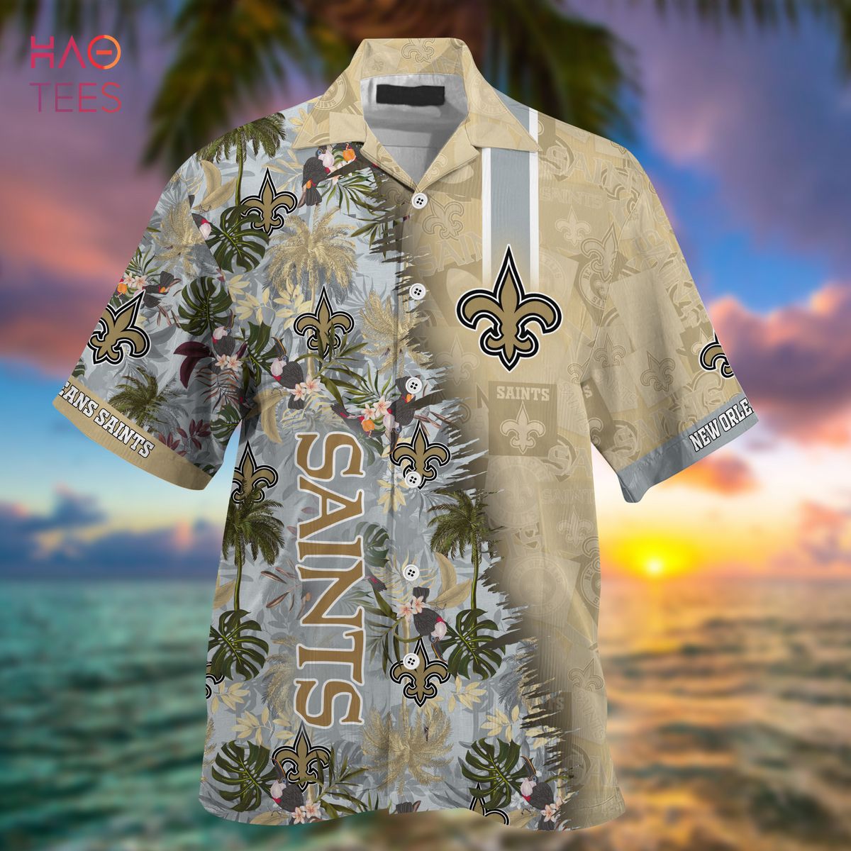 New Orleans Saints Nfl Hawaiian Shirt, New Orleans Saints Short