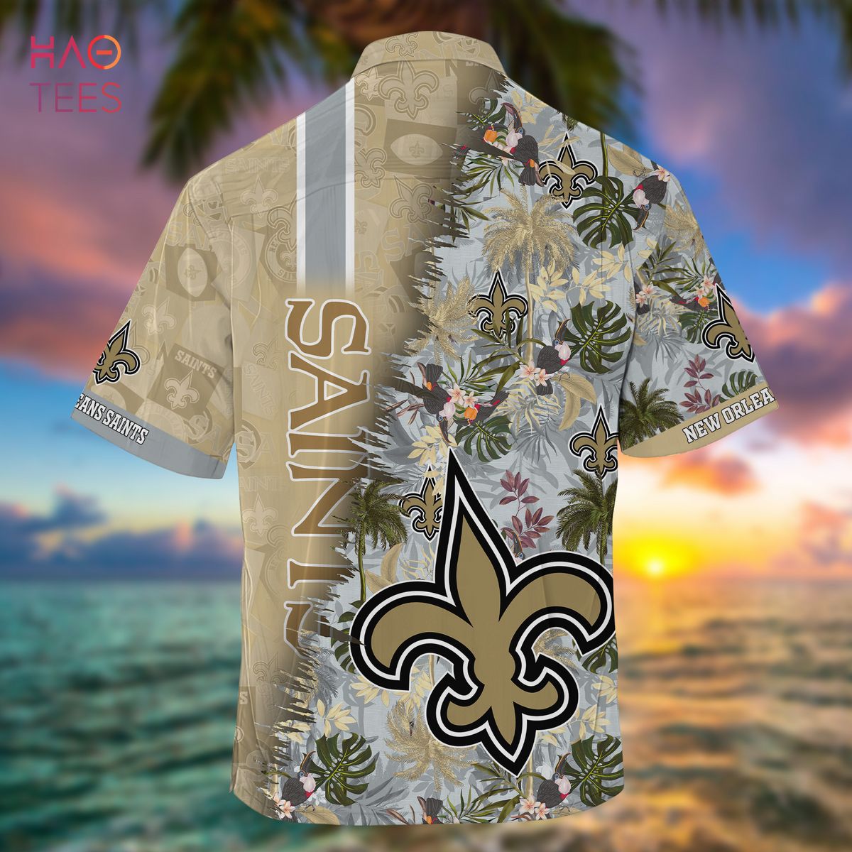 New Orleans Saints Vintage Hawaiian Shirt For Sport Fans