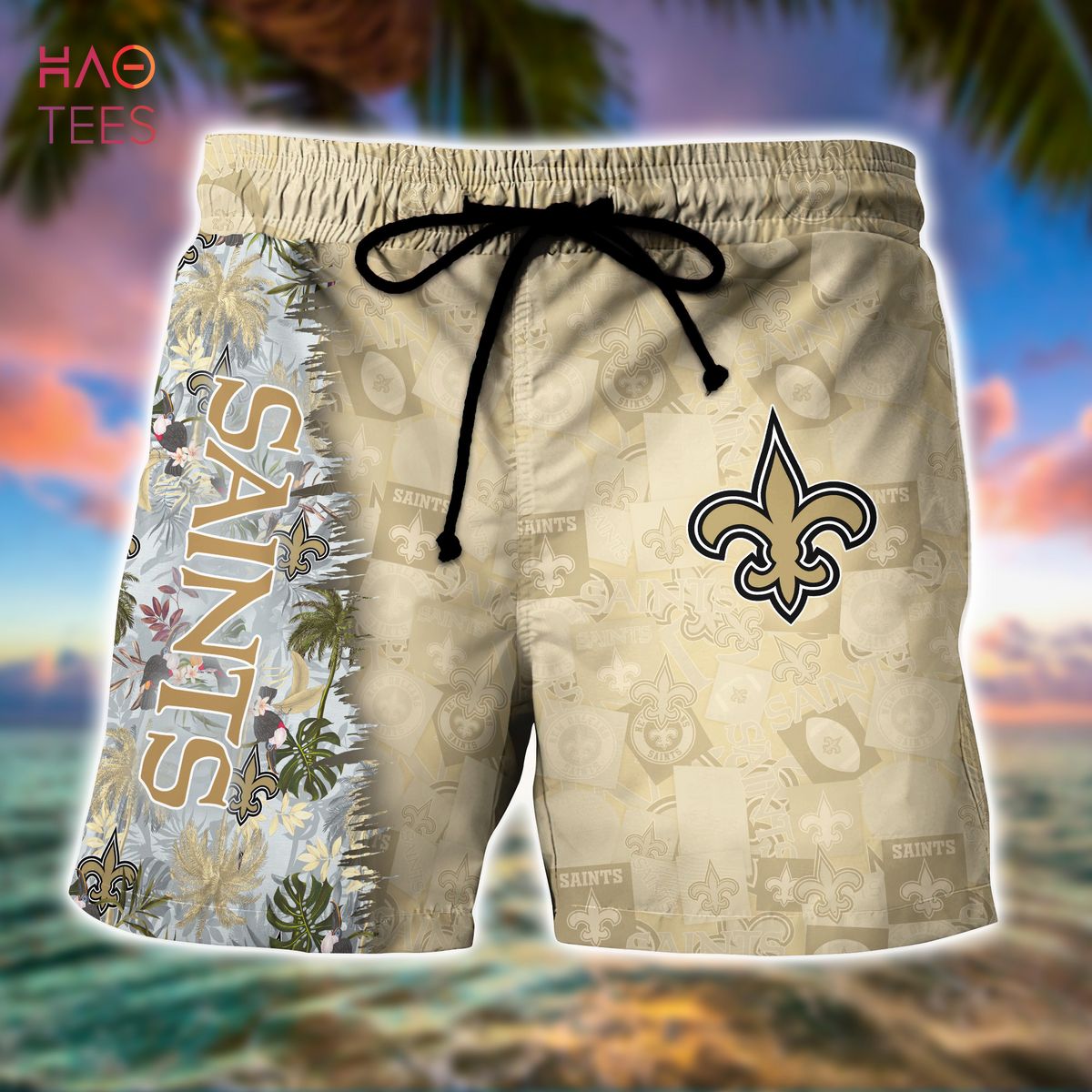 New Orleans Saints NFL Baby Yoda 3D Hawaiian Shirt And Shorts For