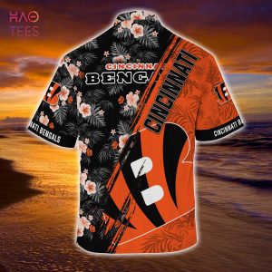 Mickey And Floral Cincinnati Bengals NFL Summer Hawaiian Shirt Mickey And Floral Cincinnati Bengals NFL Summer Hawaiian Shirt