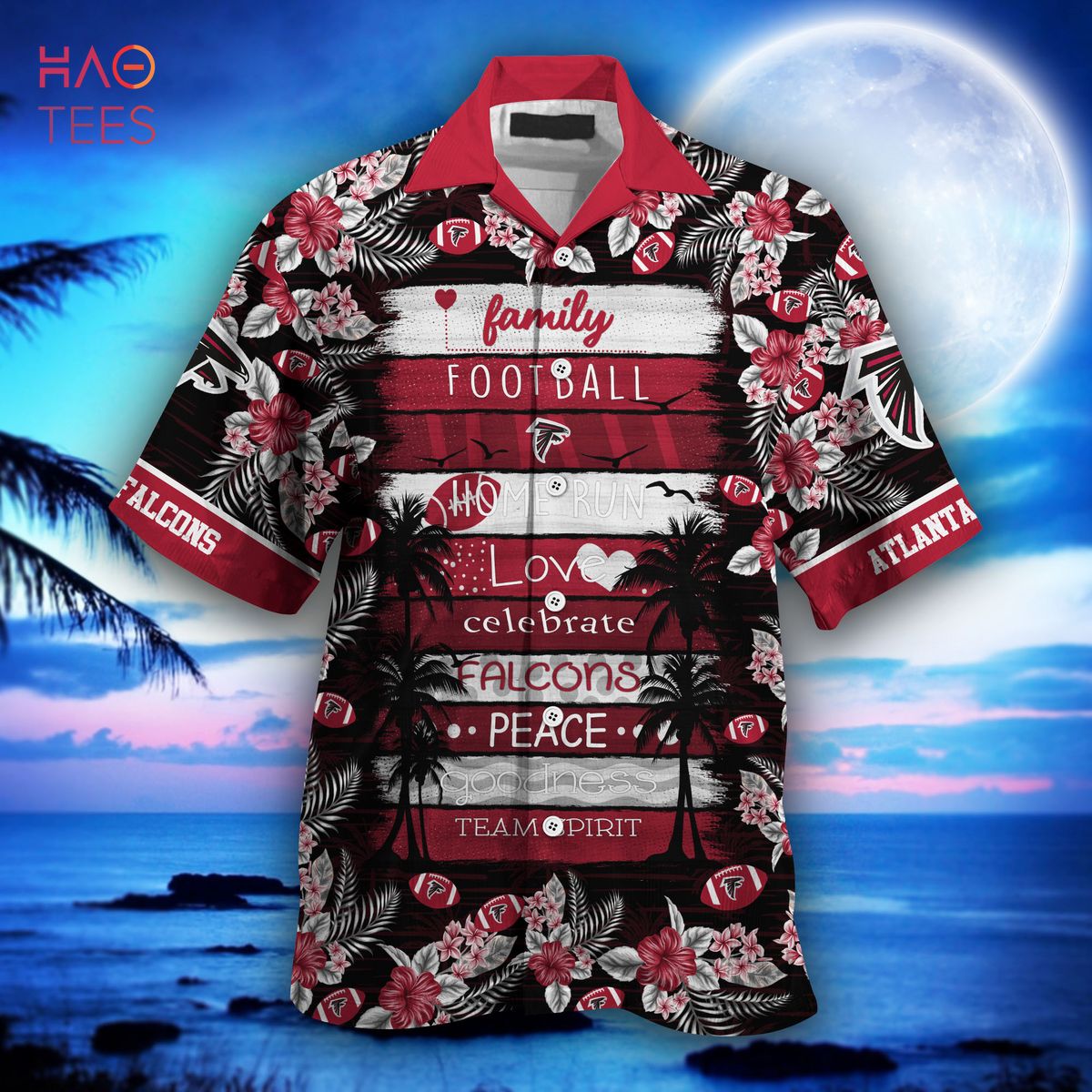 Atlanta Falcons NFL aloha pride summer 3D Polo T-Shirt Hoodie