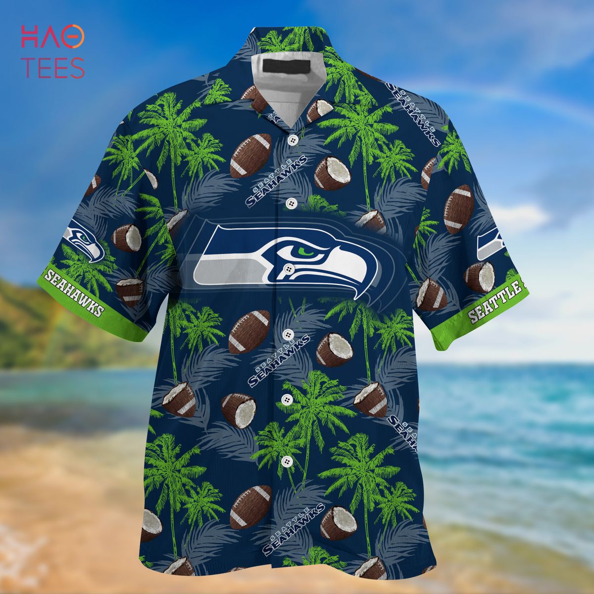 NFL Philadelphia Eagles Hawaiian Shirt: Short Sleeve Style