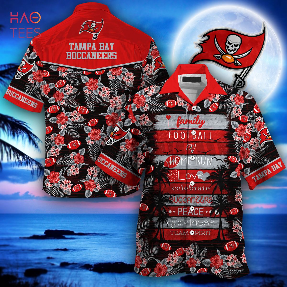 tampa bay bucs hawaiian shirt