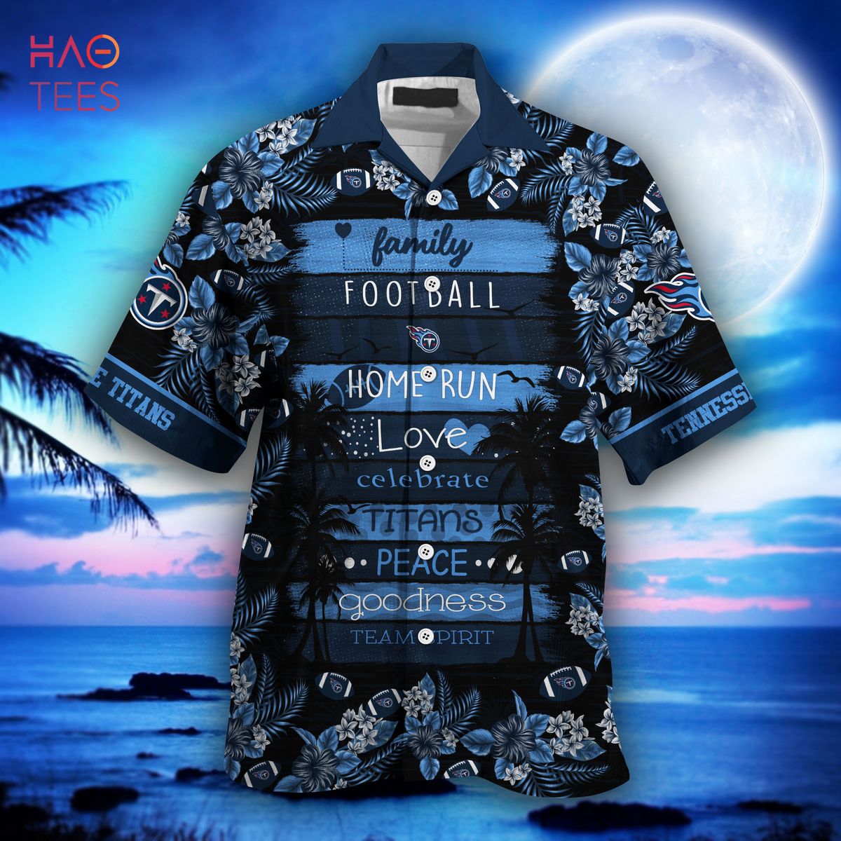 NEW Tennessee Titans NFL Hawaiian Shirt