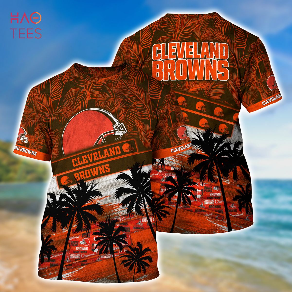 Cleveland Browns NFL Vintage Style T-shirt - Trends Bedding