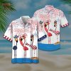 BEST American Flamingoes Print Hawaiian Shirt