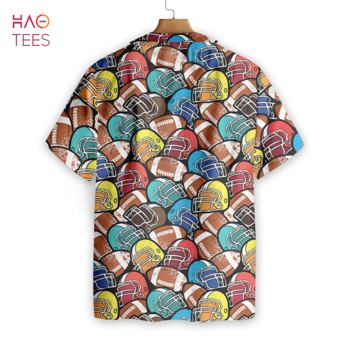BEST American Football Colorful Pattern Hawaiian Shirt BEST American Football Colorful Pattern Hawaiian Shirt