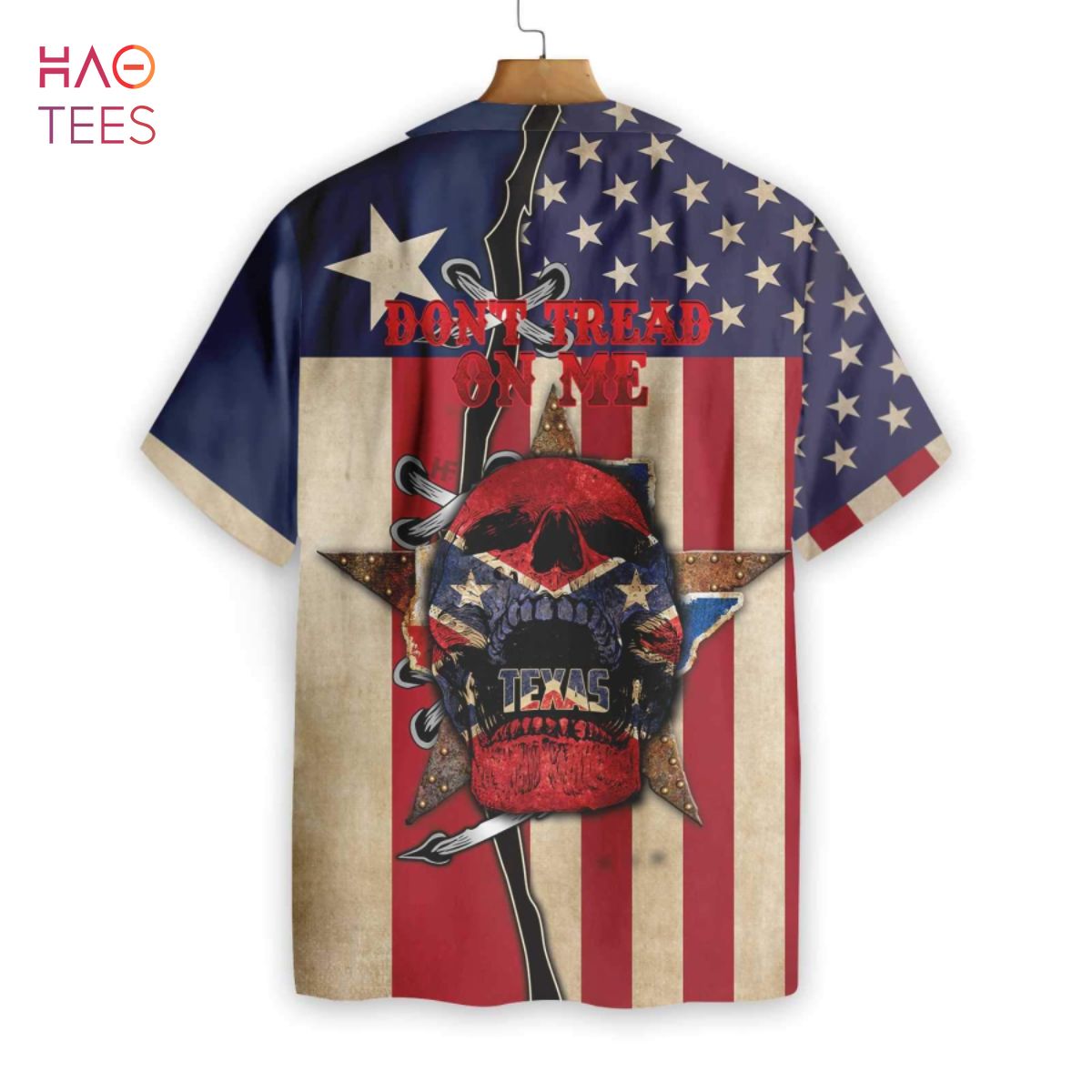 Don't Tread On Me Texas Hawaiian Shirt Don't Tread On Me Texas Hawaiian Shirt