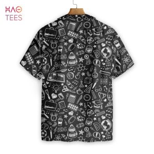 BEST Doodle School Chalkboard Hawaiian Shirt
