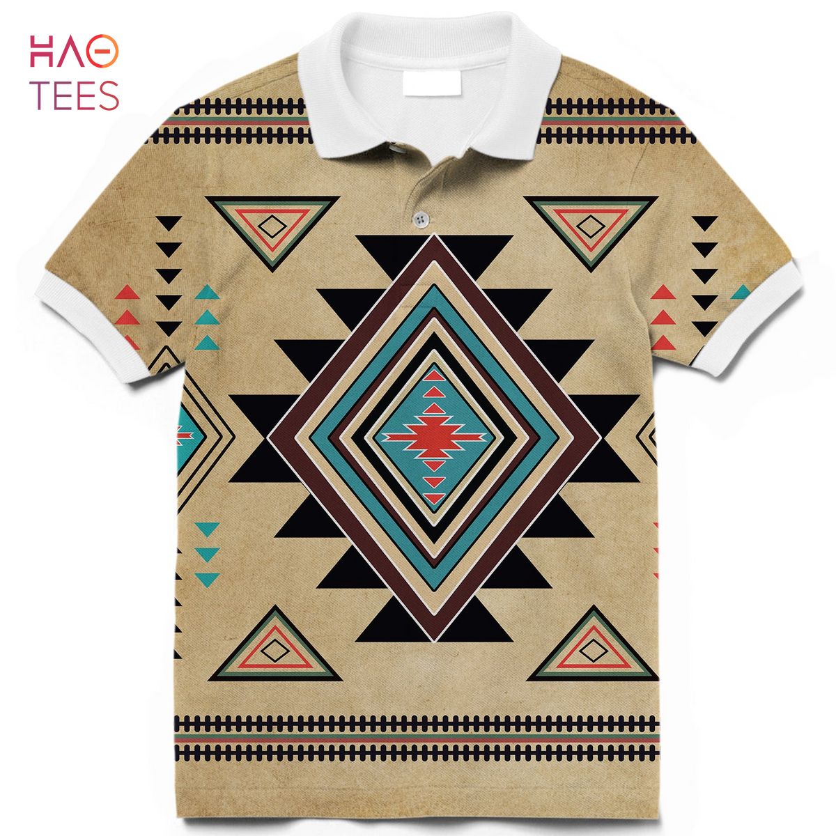 Southwest Symbol Native American Polo T-Shirt 3D Southwest Symbol Native American Polo T-Shirt 3D