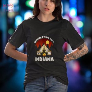 Camping S’more Fun in Indiana Indianapolis Camper Indianians Shirt