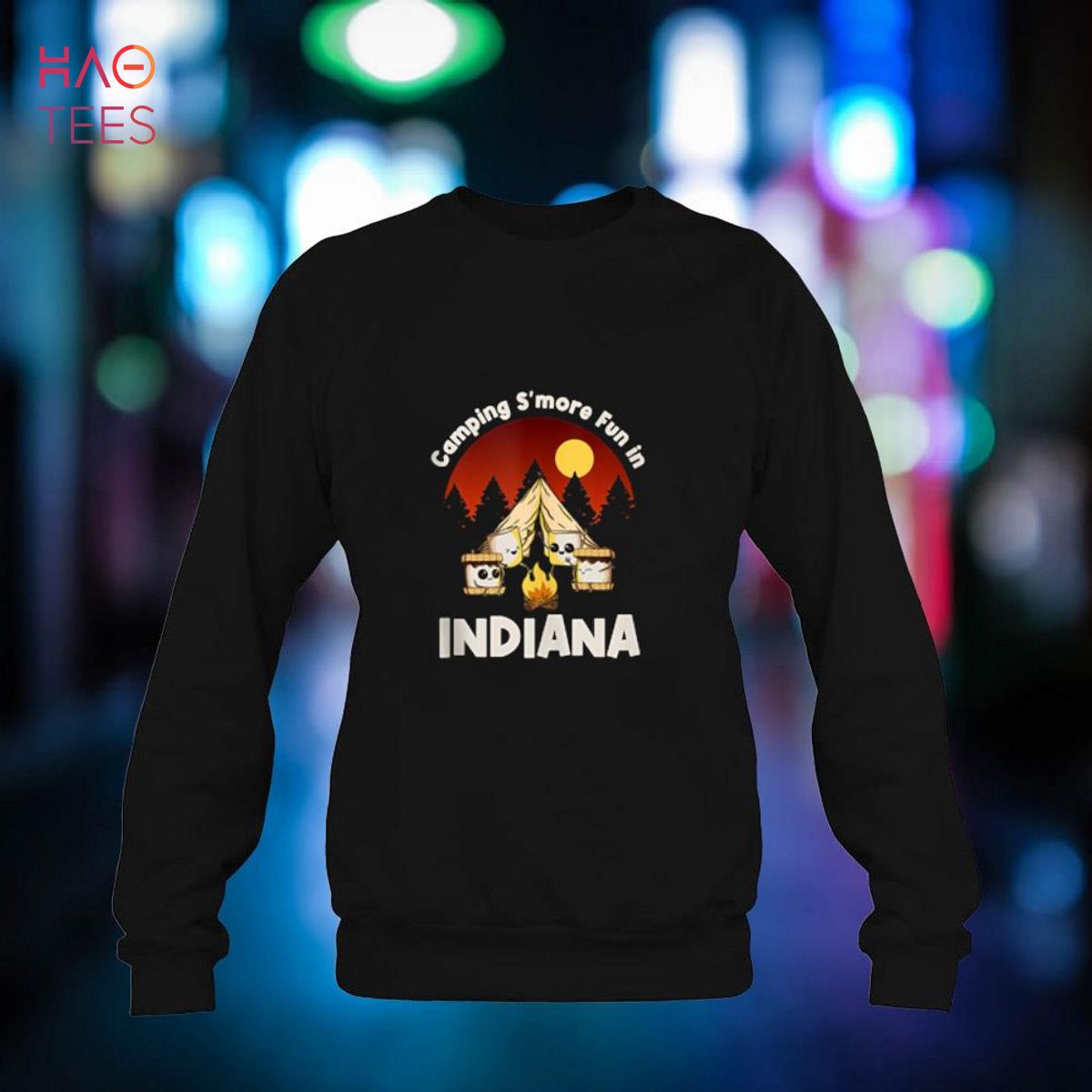 Camping S'more Fun in Indiana Indianapolis Camper Indianians Shirt Camping S'more Fun in Indiana Indianapolis Camper Indianians Shirt