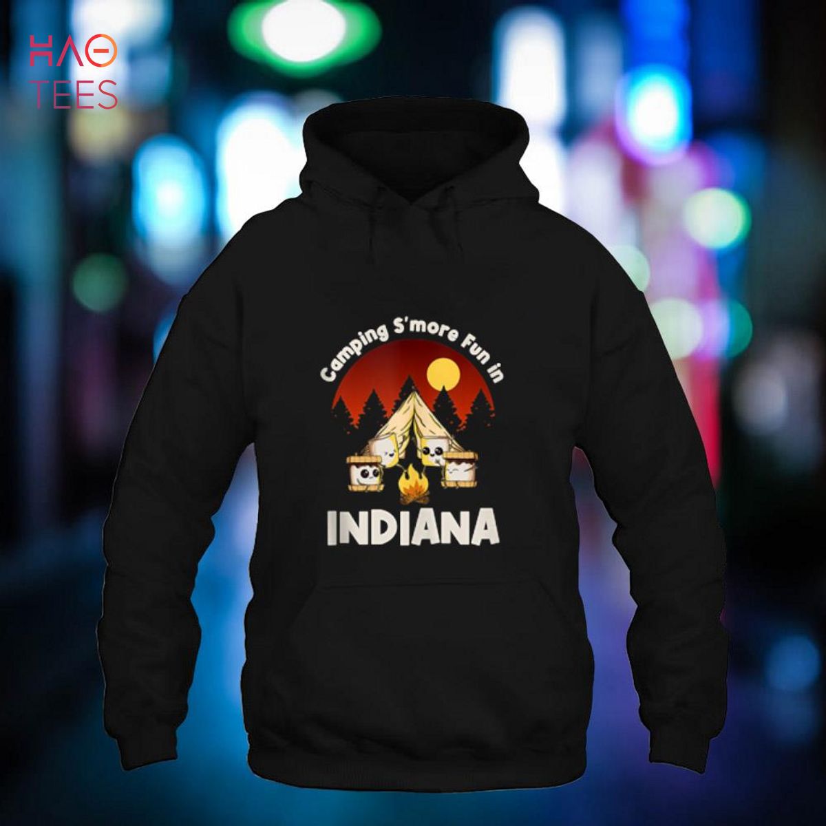 Camping S'more Fun in Indiana Indianapolis Camper Indianians Shirt Camping S'more Fun in Indiana Indianapolis Camper Indianians Shirt