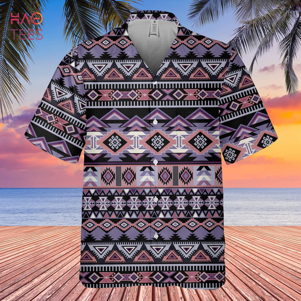 Ethnic Pattern Hawaiian Shirt 3D Ethnic Pattern Hawaiian Shirt 3D