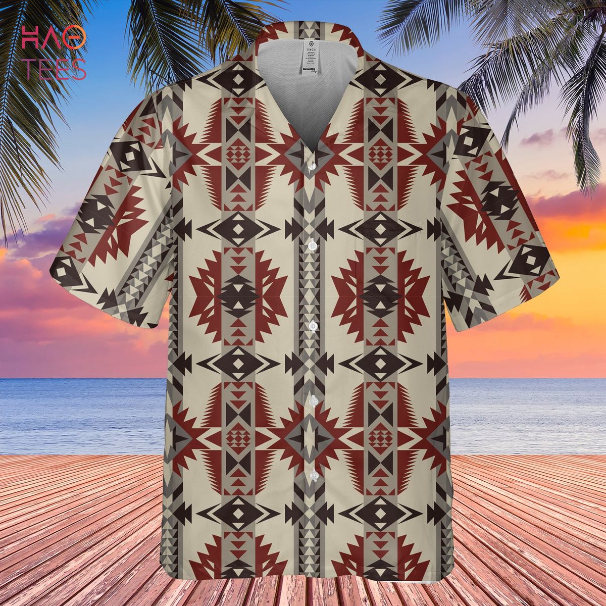 Geometric Seamless Hawaiian Shirt 3D Geometric Seamless Hawaiian Shirt 3D