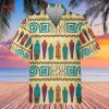 Orange and Emerald Colors Hawaiian Shirt 3D