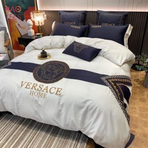 BEST Versace Luxury Limited Edition White Bedding Set