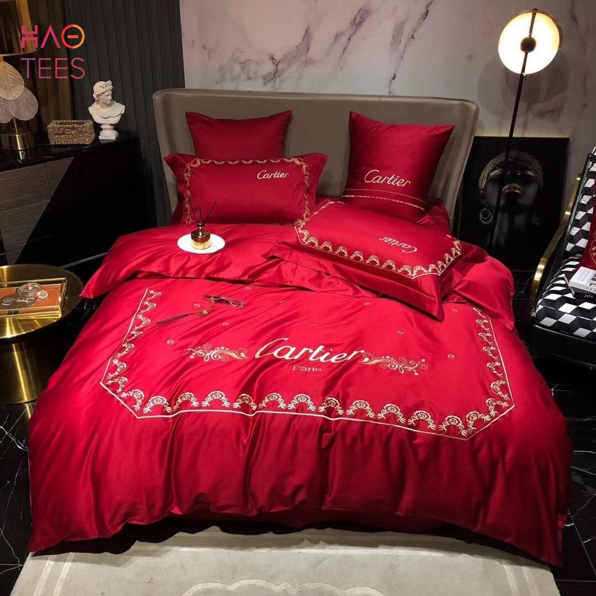 Cartier Red To Get Married Limited Bedding Set