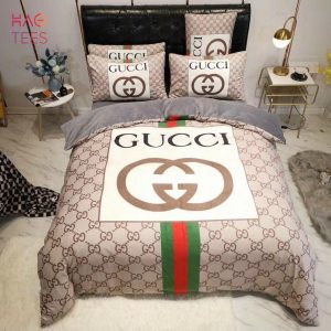 Gucci Italian Luxury Brand Inspired 3D Bedding Sets Duvet Cover Bedlinen