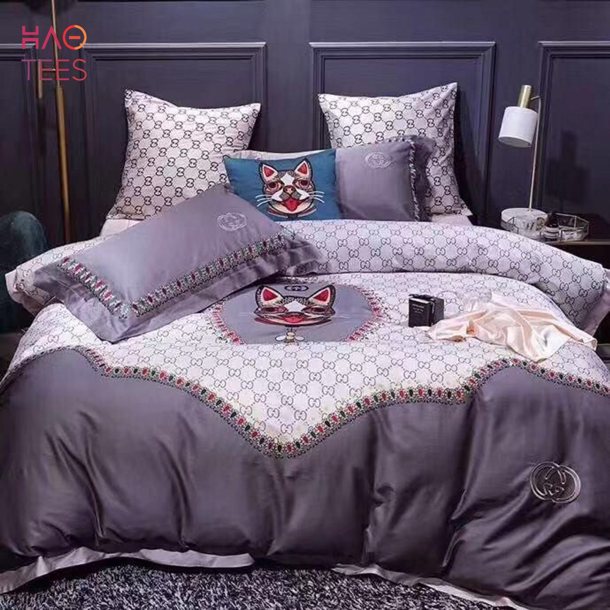 HOT Louis Vuitton French Limited Edition Gray Bedding Sets Luxury Store