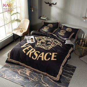 NEW Versace Luxury Limited Edition Gray Bedding Set