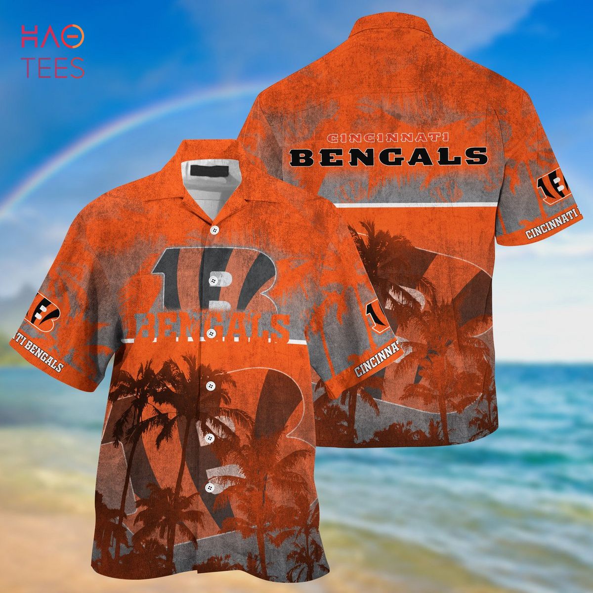 Nfl Cincinnati Bengals Baby Yoda Orange Trendy Hawaiian Shirt