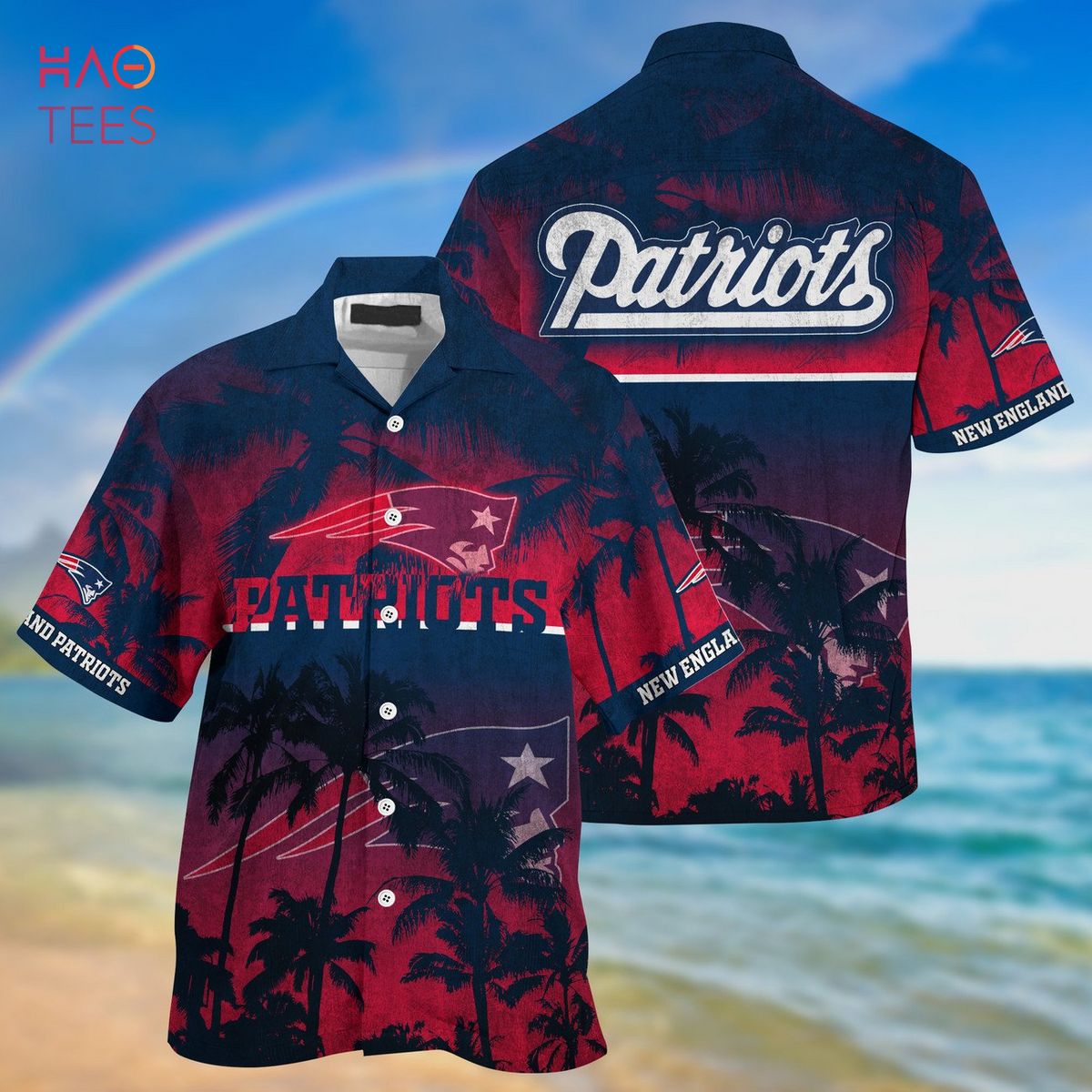 HOT New England Patriots Hawaiian Shirt Limited HOT New England Patriots Hawaiian Shirt Limited