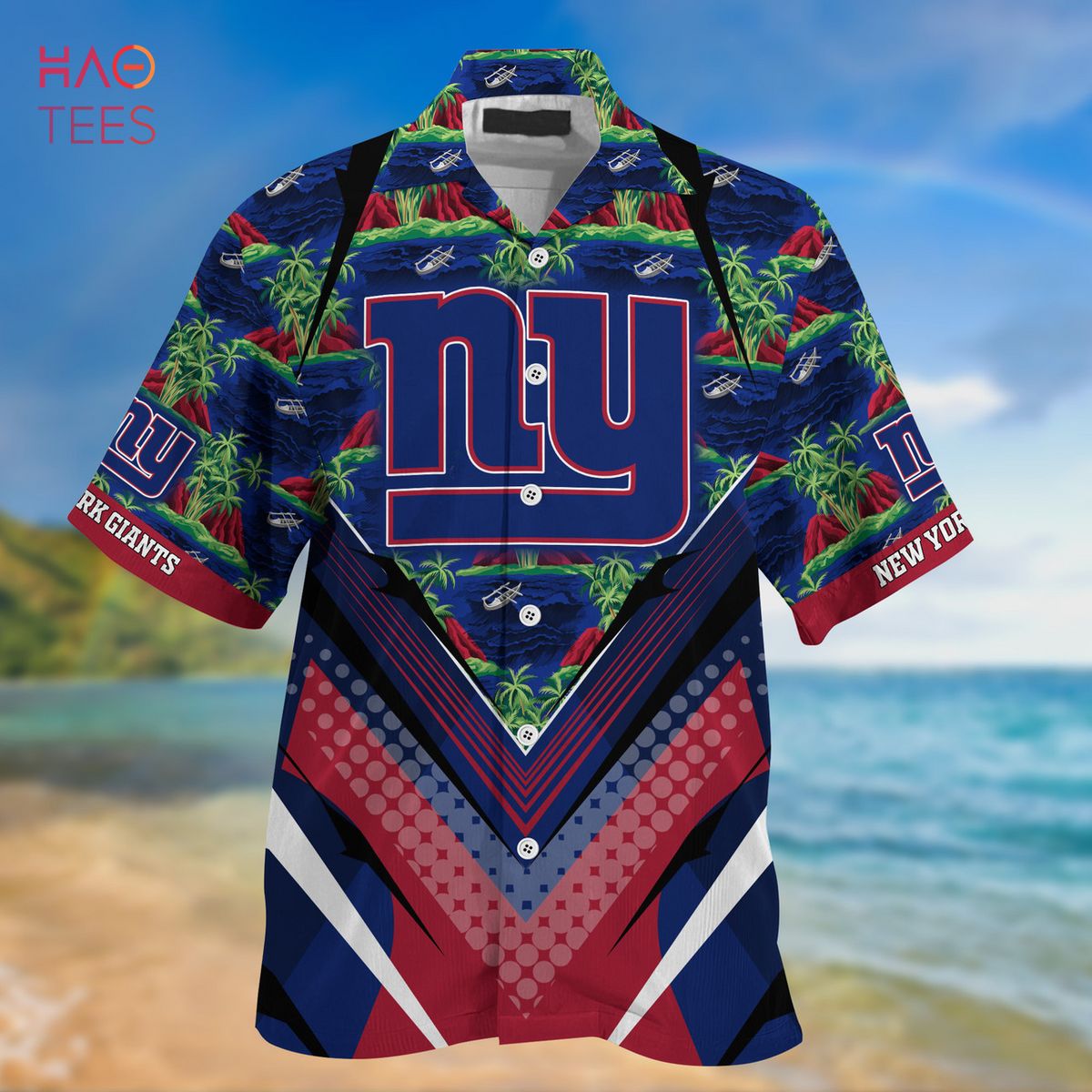 Best New York Giants Hawaiian Aloha Shirt For Sale Hawaiian Shirt