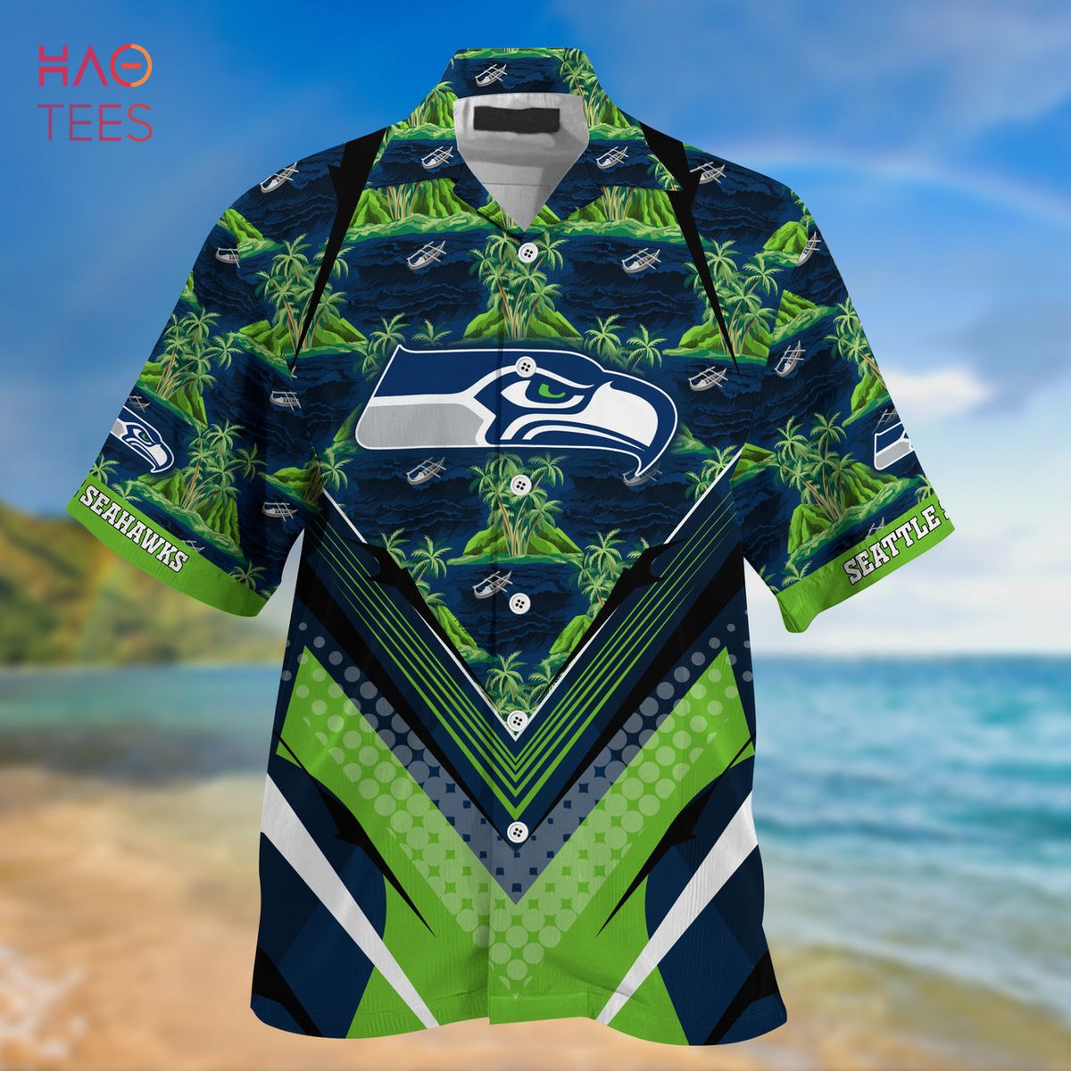 HOT Seattle Seahawks Hawaiian Shirt HOT Seattle Seahawks Hawaiian Shirt