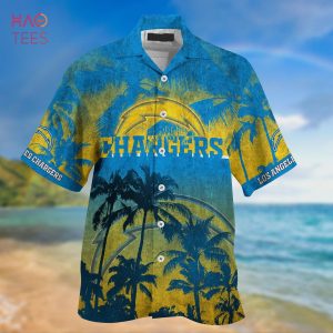 Nfl Los Angeles Chargers Blue Gold Trendy Hawaiian Shirt Aloha