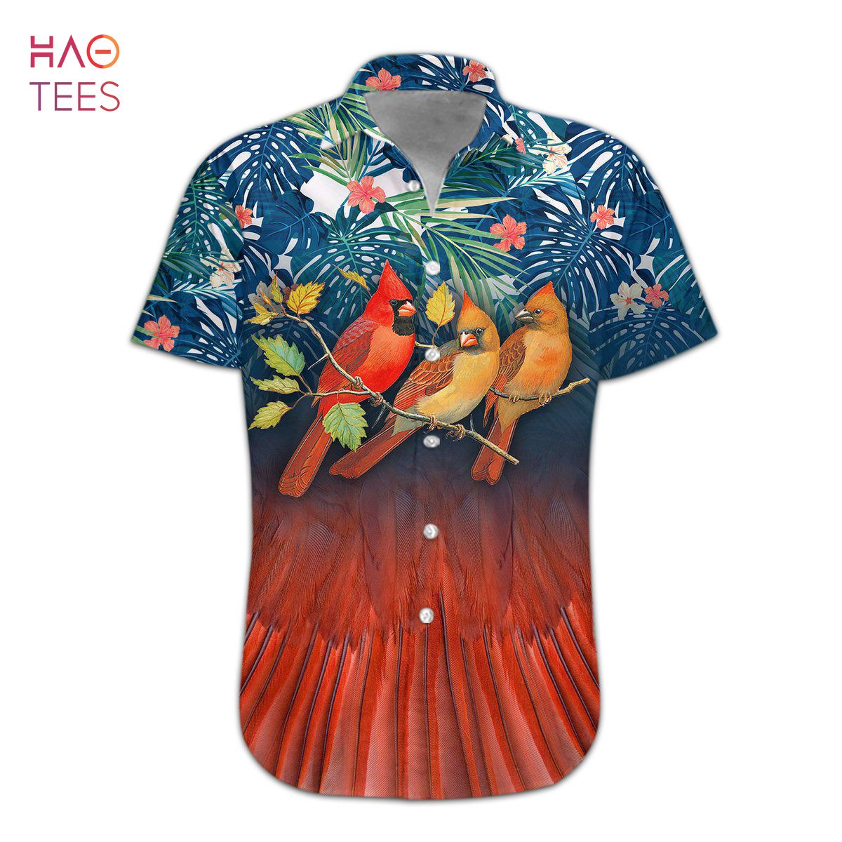 Cardinal Bird Hawaii Shirt 3D Limited Edition Cardinal Bird Hawaii Shirt 3D Limited Edition