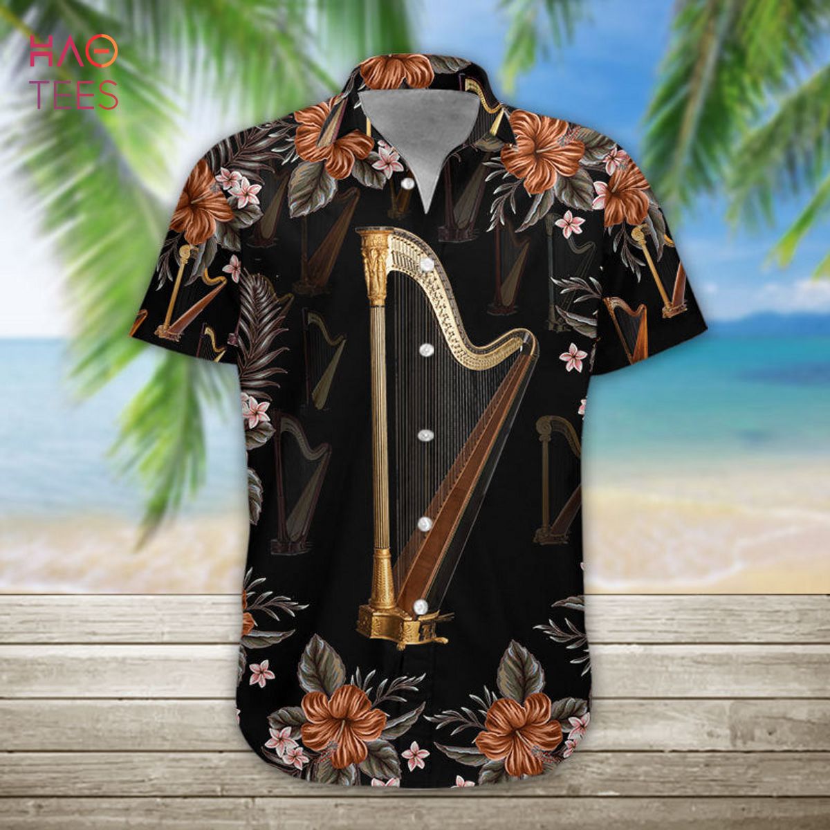 Harp Hawaii Shirt 3D Limited Edition Harp Hawaii Shirt 3D Limited Edition
