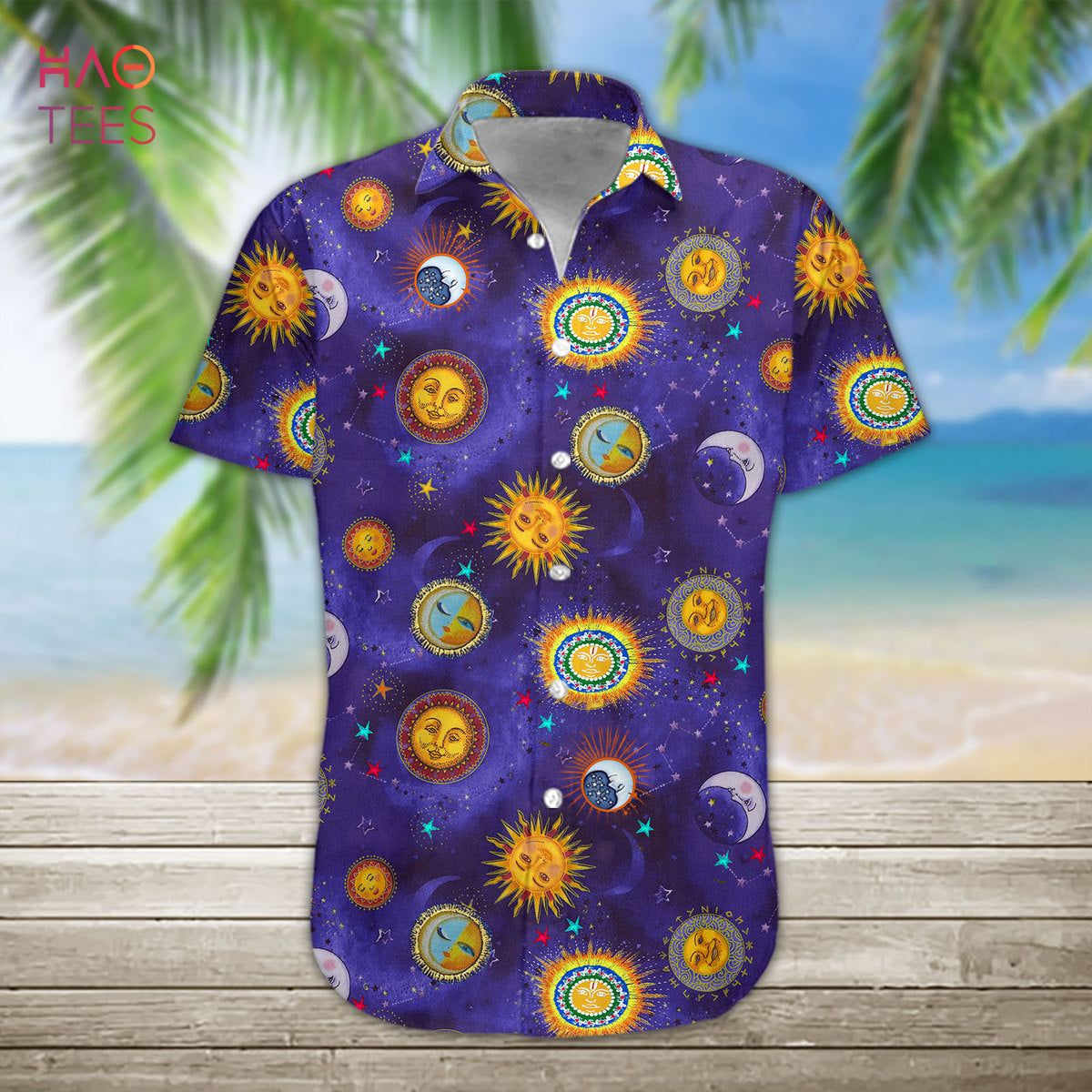 Sun And Moon Hippie Hawaii Shirt 3D Limited Edition Sun And Moon Hippie Hawaii Shirt 3D Limited Edition
