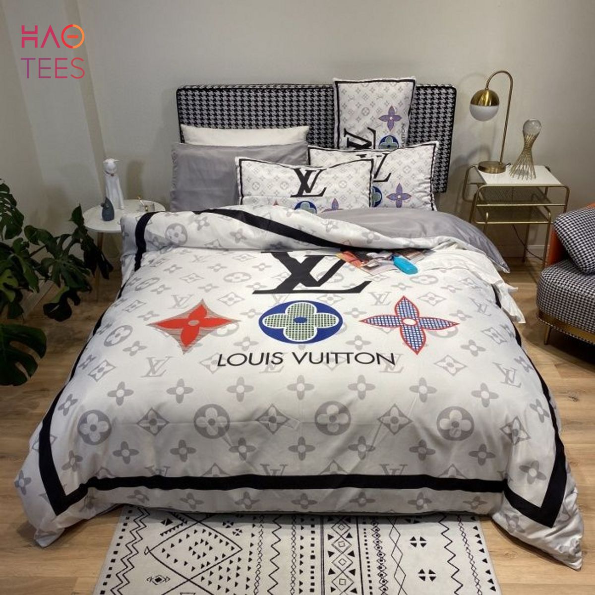 lv bed sheets, designer bed sheets
