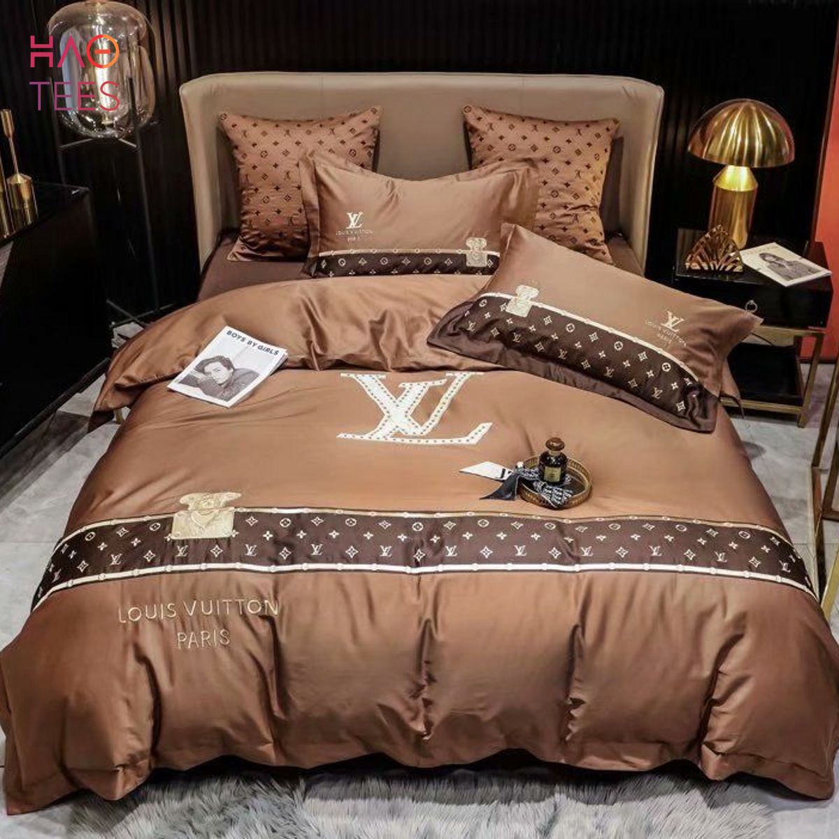 THE BEST LV Bedding Sets Bedroom Sets Luxury Brand Bedding