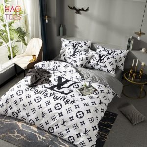 LV Bedding Sets Duvet Cover Lv Bedroom Sets Luxury Brand Bedding – K301
