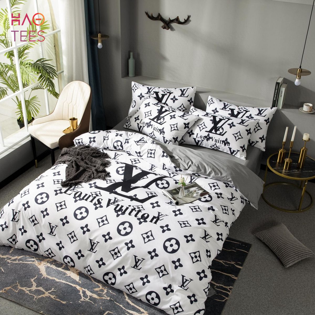 LV Bedding Sets Duvet Cover Lv Bedroom Sets Luxury Brand Bedding – K301 Luxury Store