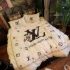 LV Bedding Sets Duvet Cover Lv Bedroom Sets Luxury Brand Bedding New Fashion