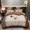 Loui Vuitton Bedding Sets Duvet Cover Bedroom Sets Luxury Brand Bedding