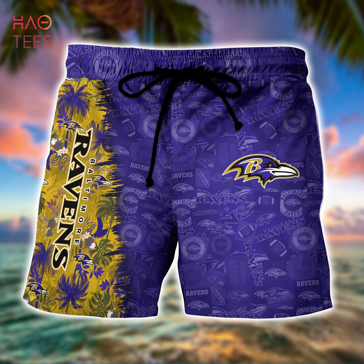 HOT Baltimore Ravens NFL Summer Hawaiian Shirt And Shorts