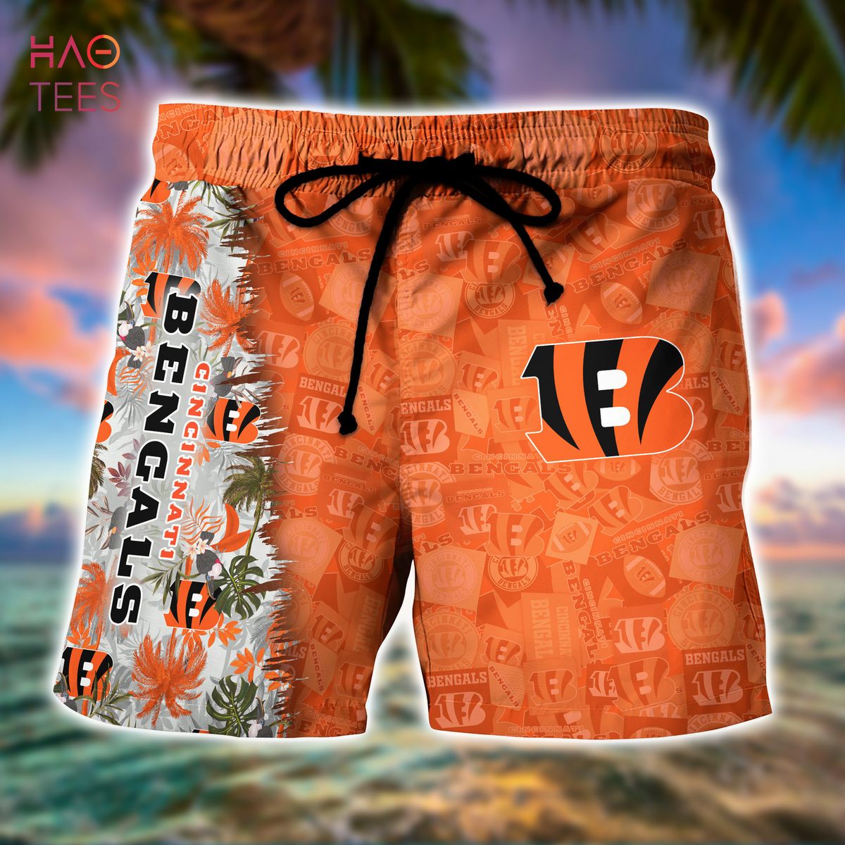 Cincinnati Bengals NFL Football 3D Hawaiian Shirt And Shorts For