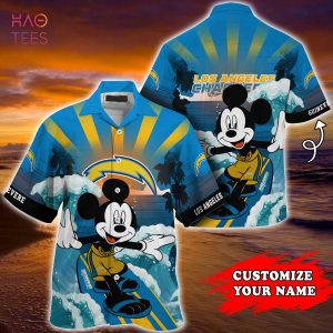 Los Angeles Chargers NFL Summer Customized Hawaiian Shirt