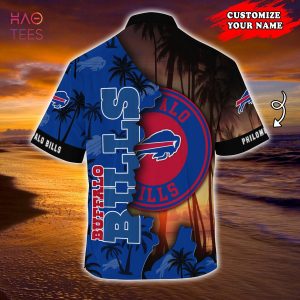 NEW Buffalo Bills NFL Customized Summer Hawaiian Shirt NEW Buffalo Bills NFL Customized Summer Hawaiian Shirt