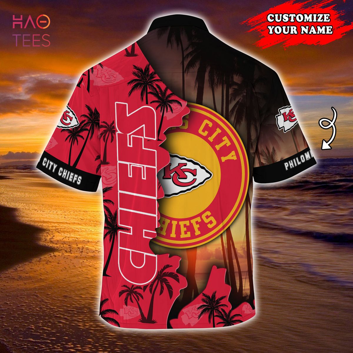 HOT Kansas City Chiefs NFL Customized Summer Hawaiian Shirt HOT Kansas City Chiefs NFL Customized Summer Hawaiian Shirt
