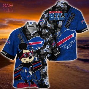 Mickey And Floral Buffalo Bills NFL Summer Hawaiian Shirt