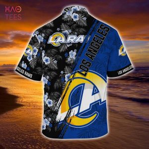 Los Angeles Rams NFL Floral All Over Printed 3D Hawaiian Shirt