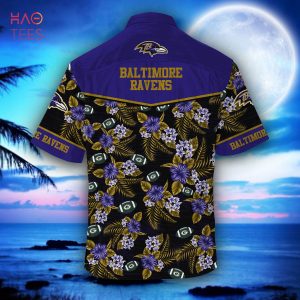 NEW Baltimore Ravens NFL Hawaiian Shirt