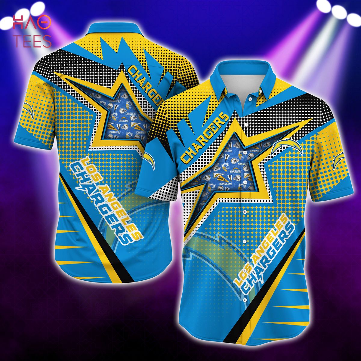 NEW Los Angeles Chargers NFL Hawaiian Shirt NEW Los Angeles Chargers NFL Hawaiian Shirt